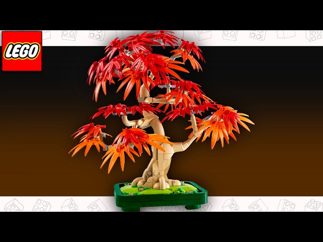 木工作品 LEGO Speed Build | Japanese Red Maple Bonsai Tree | Botanicals
