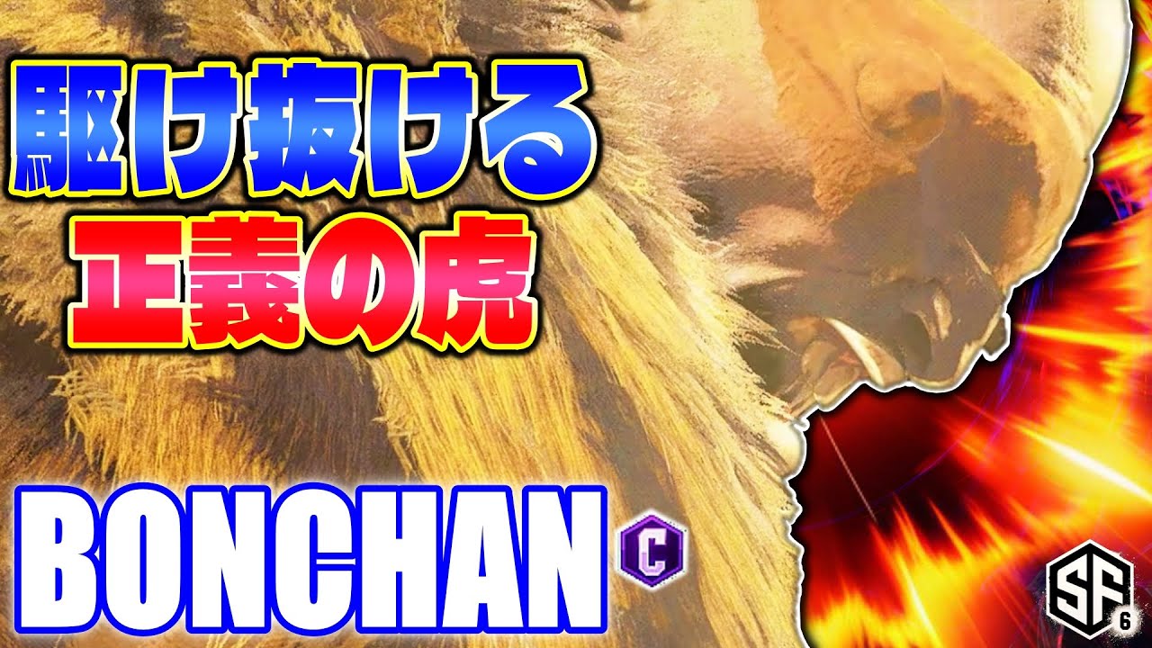 スト6】駆け抜ける正義の虎 ボンちゃん (サガット) 【STREET