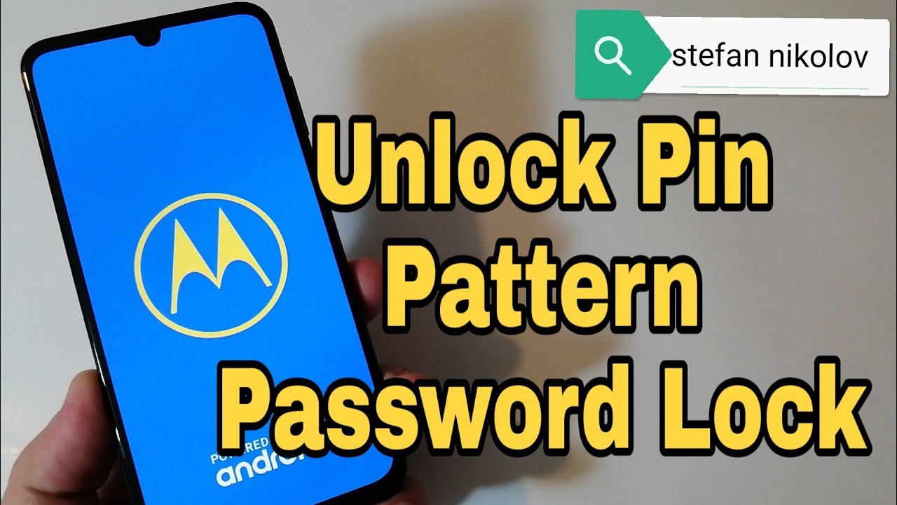 How To Unlock A Motorola Droid Phone