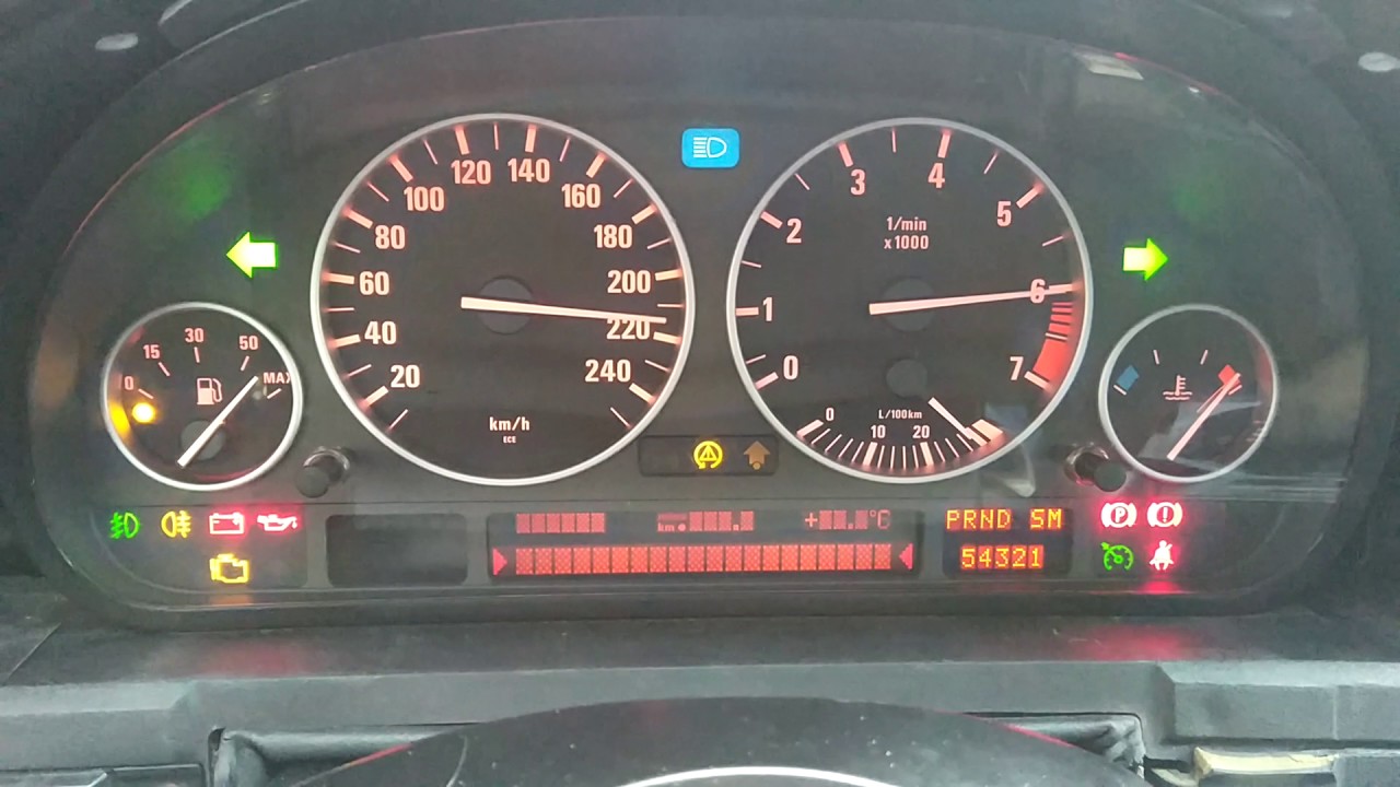 Тест приборки бмв е39