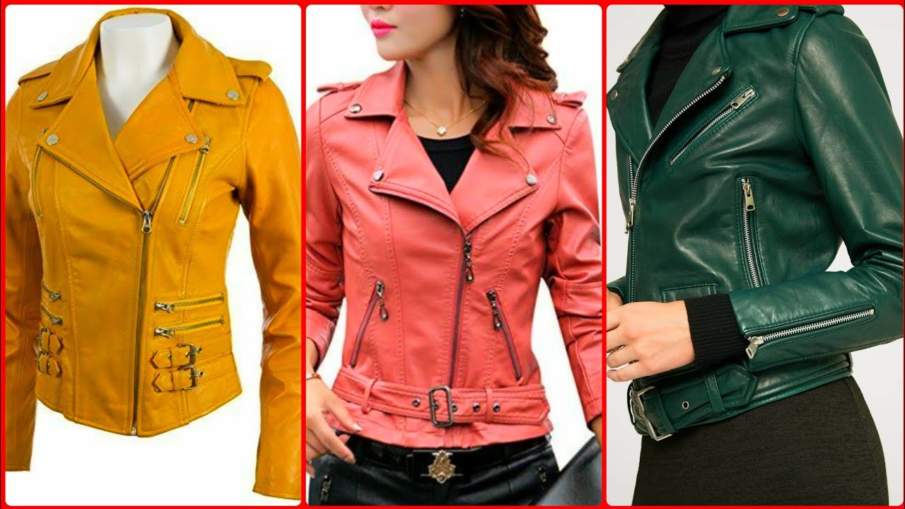 Latest 2020 pure leather jacket ideas collection for woman - YouTube