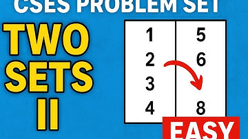 Two Sets II | CSES | Dynamic Programming