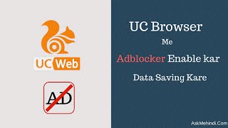 How To Enable Adblocker in UC Browser screenshot 1