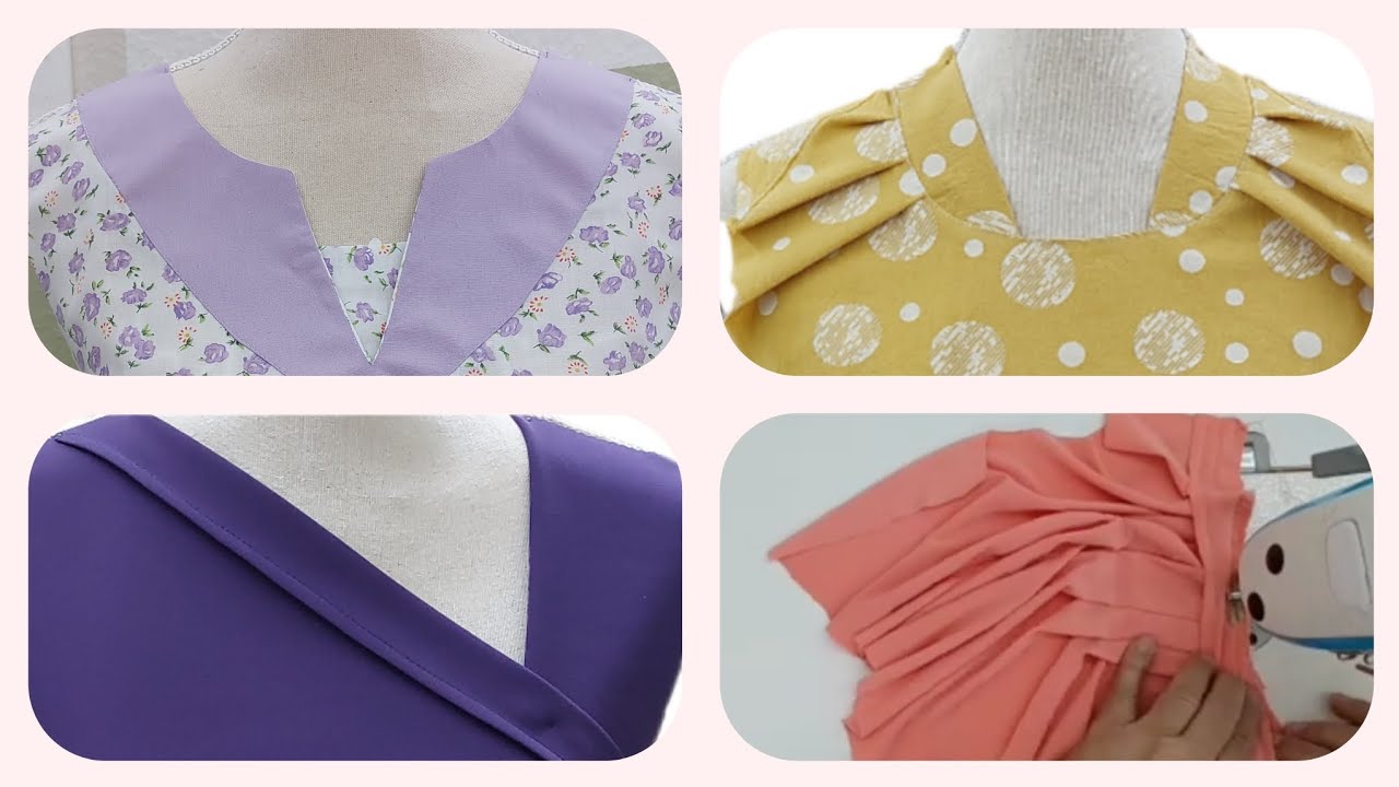 ⭐ 5 Different collar design 😍 sewing tips and tricks - YouTube