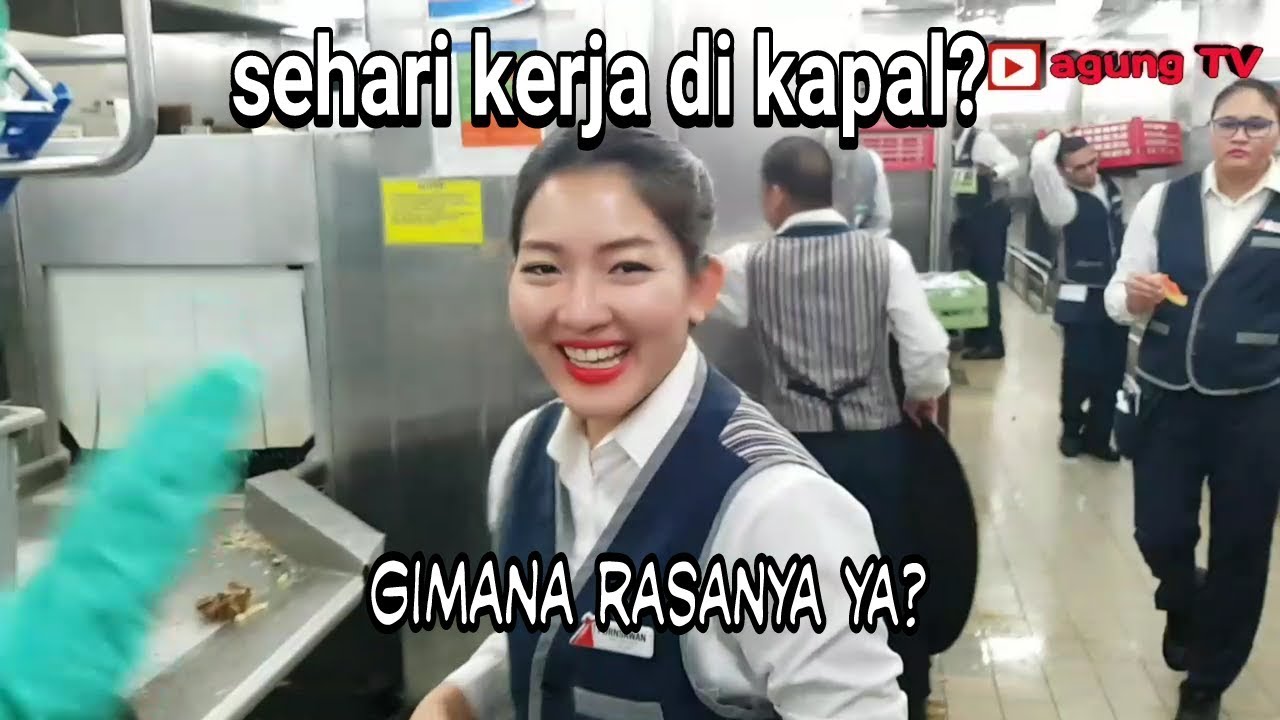 Sehari hidup dikapal || vlog || galley steward