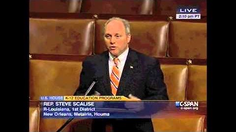 Congressman Scalise (LA-01) fights to remove the federal government from the classroom