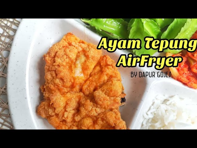 Menu Diet Ayam Tepung Airfryer 1 Sudu Minyak Je Youtube