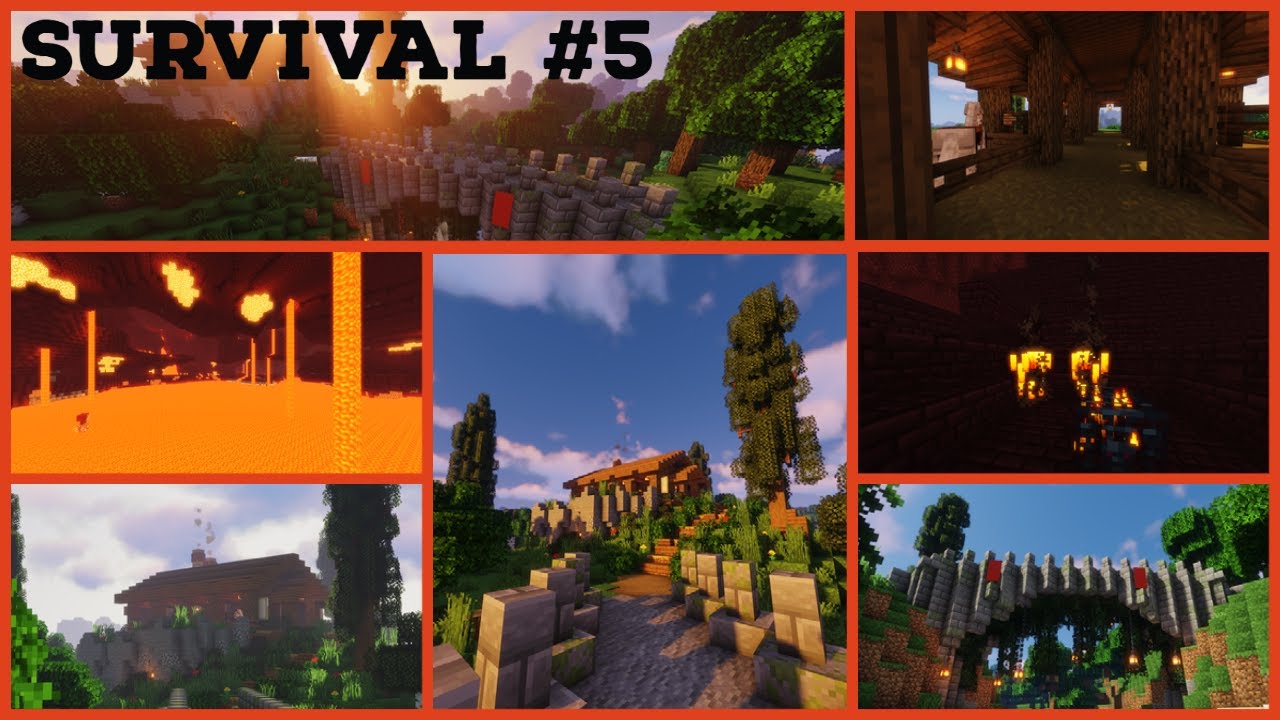 Lets Play Minecraft Survival #5 - Welcome To The Nether - YouTube
