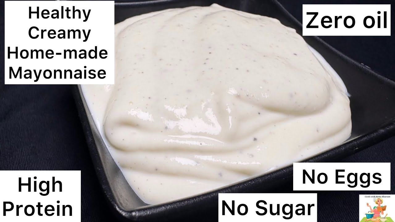 Рецепт майонеза без масла и яиц | Майонез с высоким содержанием белка и без сахара