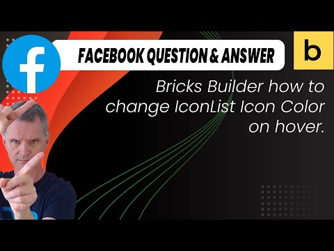 Bricks Builder how to change IconList  color on hover