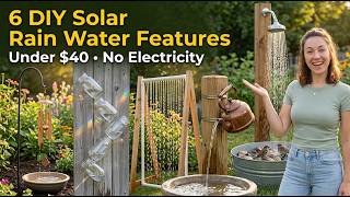 No Electricity Needed: 6 Genius DIY Solar Water Features (Built for Under $40)