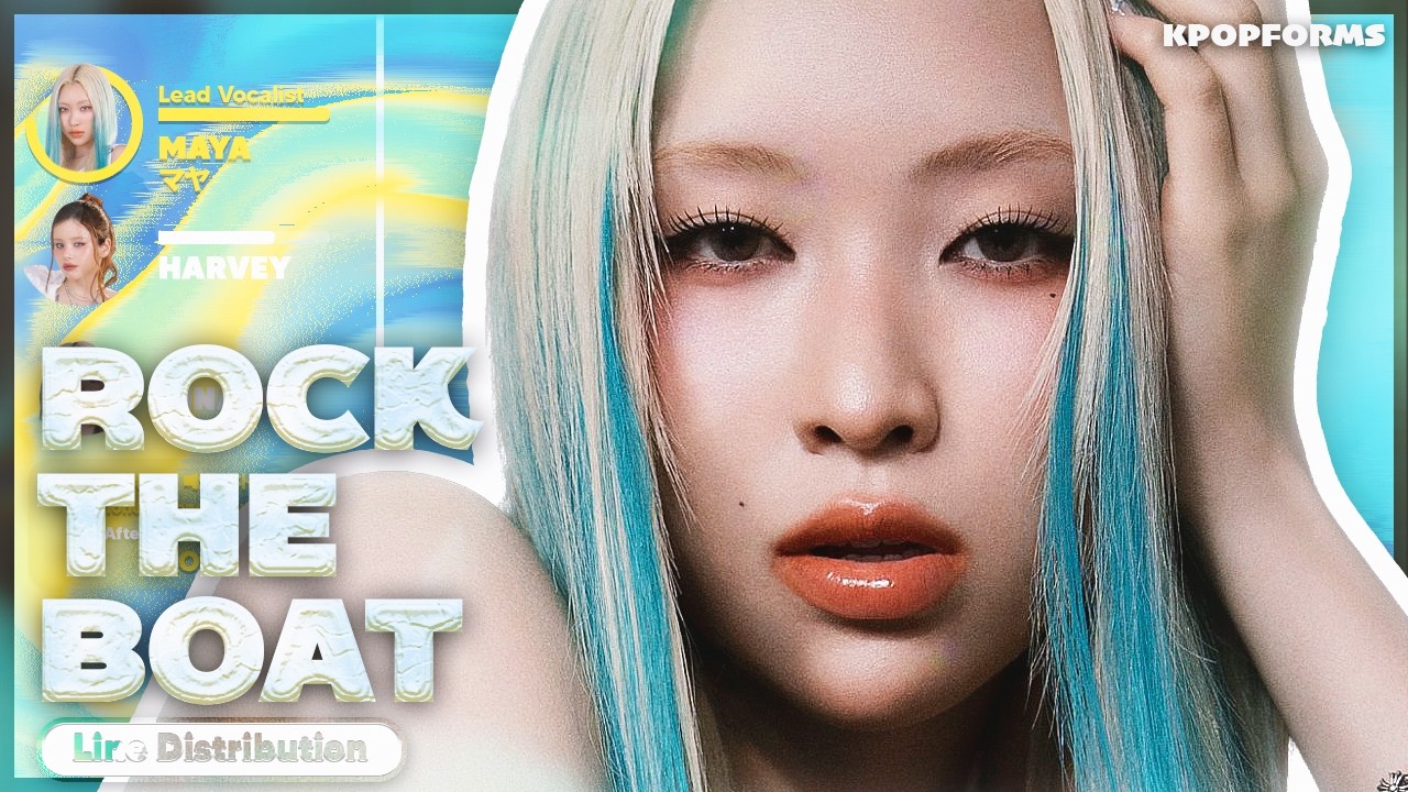 ROCK THE BOAT - XG (Vertical Line Distribution + Color Coded Karaoke Lyrics) REQUESTED