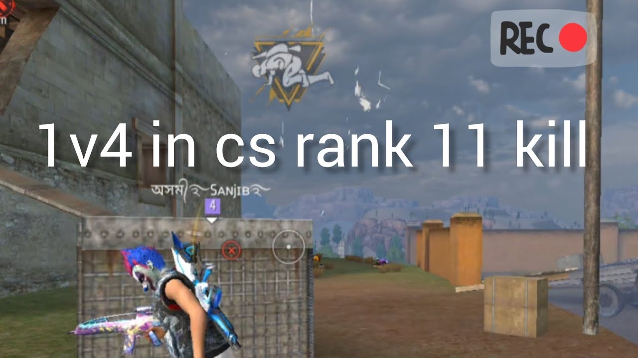 Free fire Game play ⏯️ video 📸 1vs3 CS RANKED || - YouTube