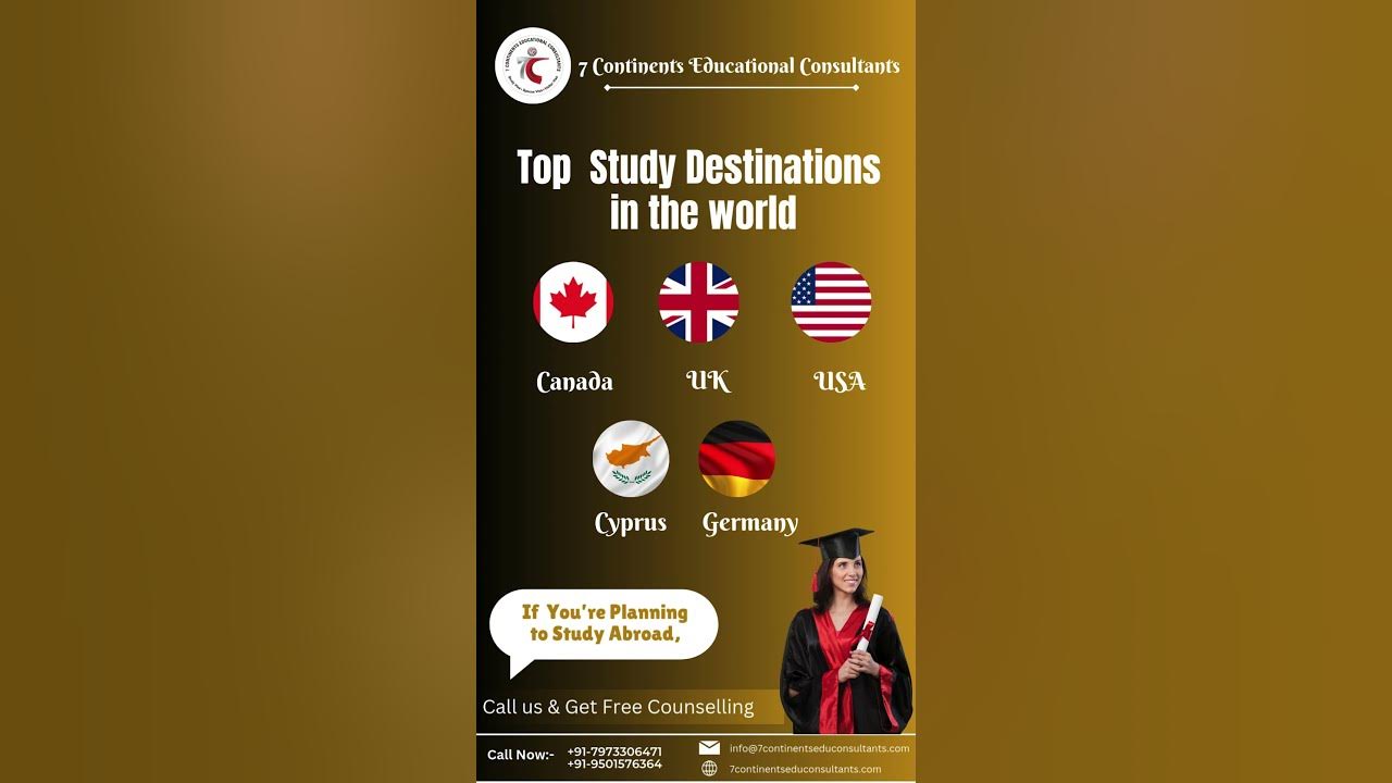 Top Study Destination | Apply For Study Abroad | #7c #studyabroad # ...