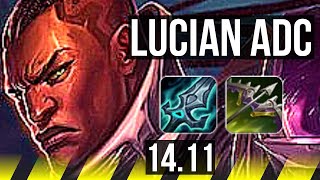 LUCIAN & Skarner vs ASHE & Milio (ADC) | 10/2/11, Legendary, Rank 10 Lucian | KR Challenger | 14.11