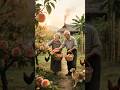 Golden Hour Peach Harvest | Grandpa &amp; Grandma's Sweet Life 🍑🏡