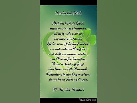 Das höchste Glück © Monika Minder ☘️☘️☘️☘️ YouTube