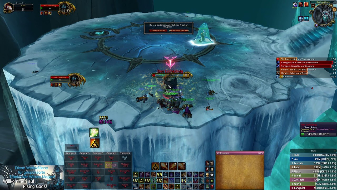 [DE] 29.08.2022 | Rising-Gods WotlK | ICC 25 (NH) | Feuer Magier