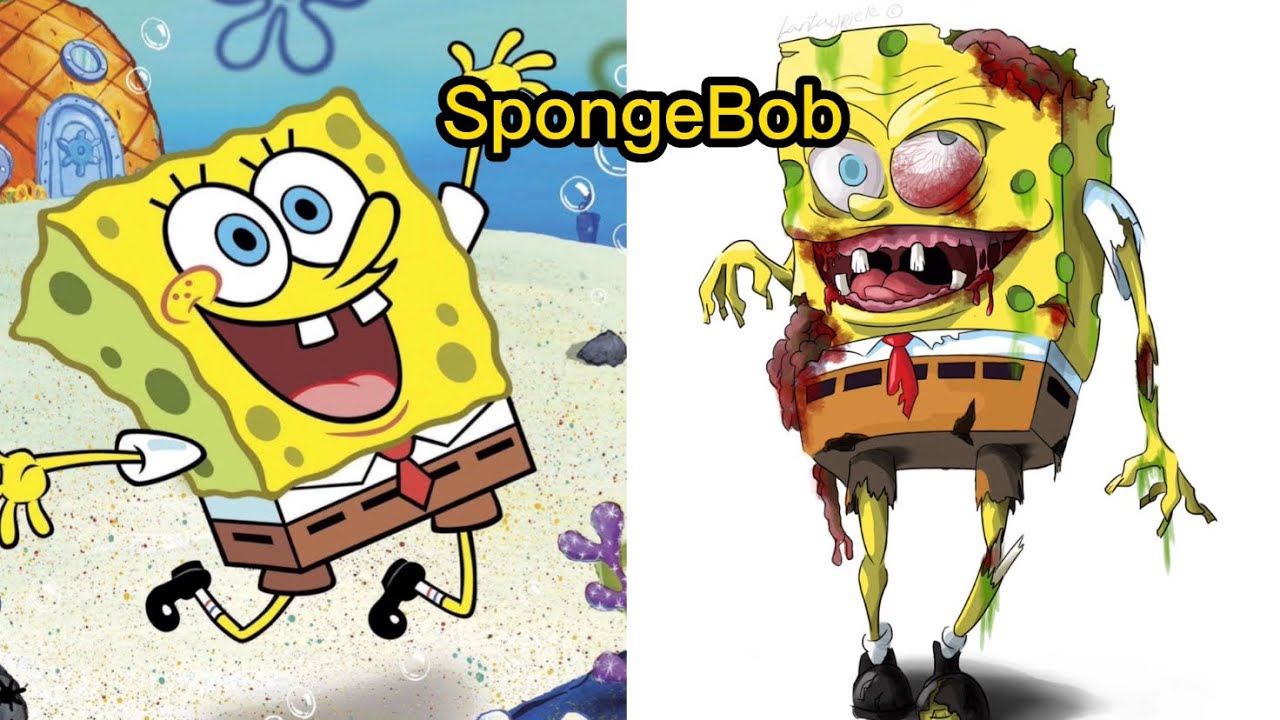 SpongeBob Characters As Zombie 2077 | Zombies Version | ALL CHARACTERS