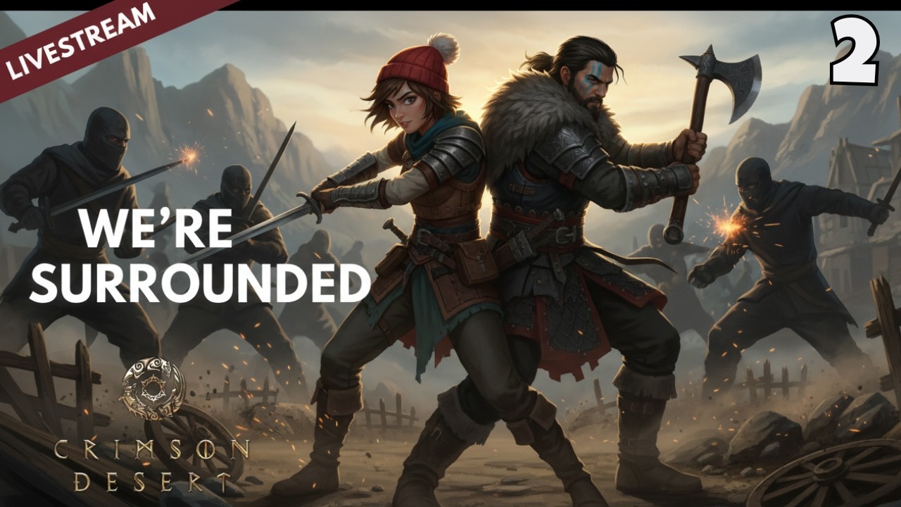 Saving Cows… Somehow 😅⚔️ | Crimson Desert Ep 2 |  LIVE