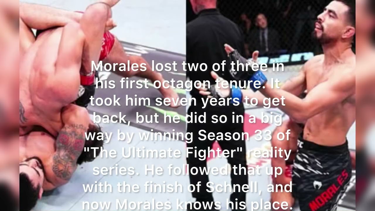 Joseph Morales Submits Matt Schnell – UFC Vegas 111 Highlights