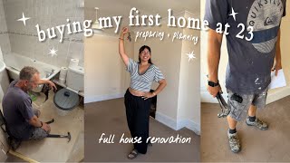 HOMEOWNER AT 23 🏡🔑 | planning the renovation 