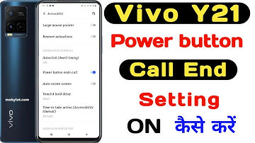How To Vivo Y21 Power Batton Call Ends Setting ll How To Power Batton Se Call End Vivo Y21
