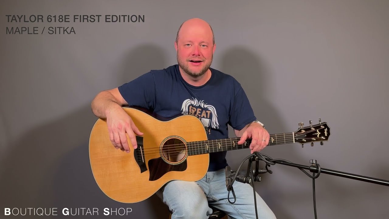 Taylor 618e First Edition at Boutique Guitar Shop