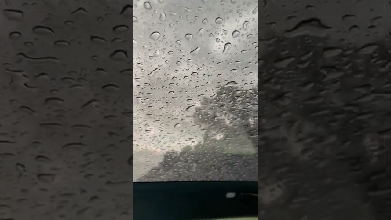 Rivian R1T Glass Roof in Rain