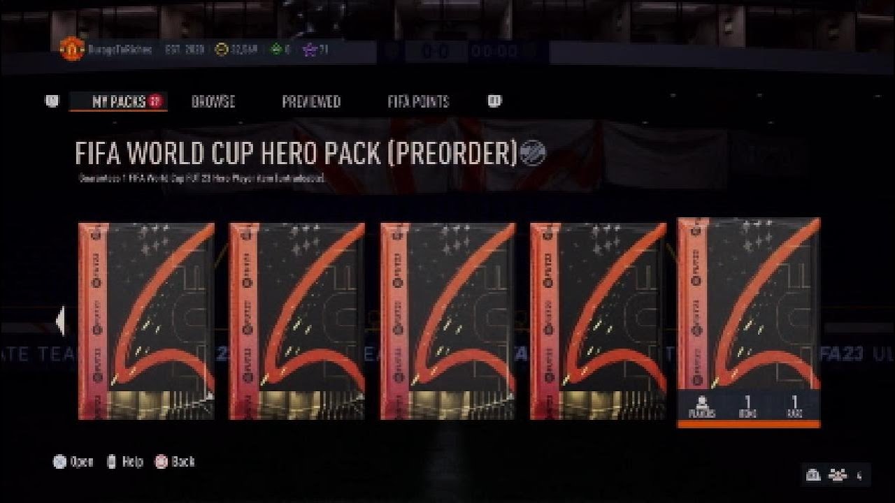 FIFA 23 - Opening My FIFA World Cup Hero store Pack (PREORDER)