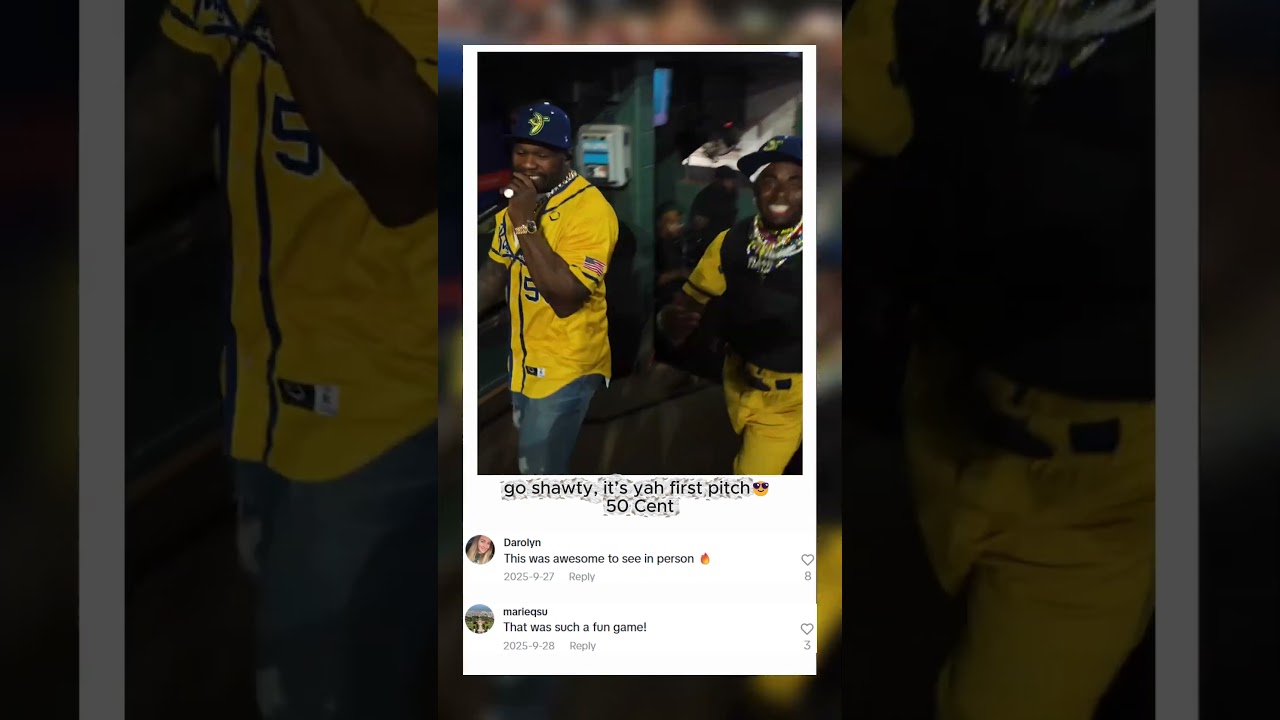 go shawty, it’s yah first pitch😎 50 Cent 