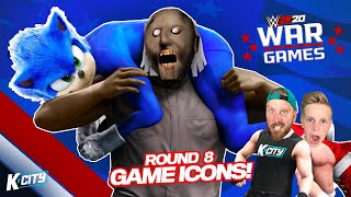 WWE 2k20 WarGames Round 8! (Granny, Hello Neighbor and Sonic!) K-CITY GAMING