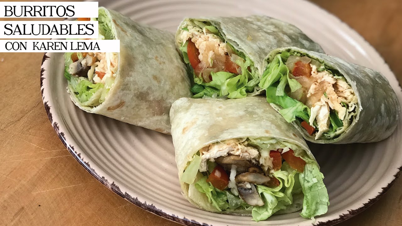 Burritos saludables con Karen Lema. YouTube
