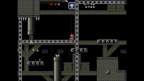 Super Mario Bros X ~ Custom Level ~ Many Industrial Machines