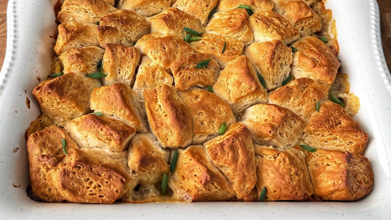 Epic Biscuits and Gravy Casserole Recipe!