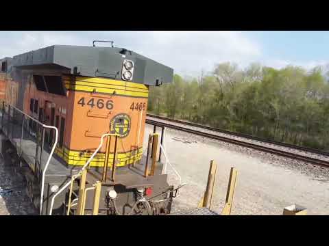 BNSF GE Dash 944-CW view from drone 4-25-23