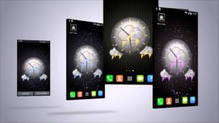 Storm Clock Theme screenshot 3