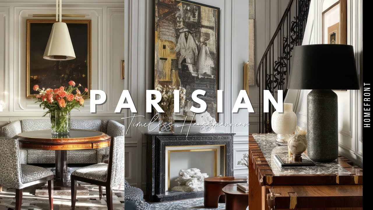 Haussmannian Paris Apartment Tour | Art Deco Luxury Interiors with Timeless French Style