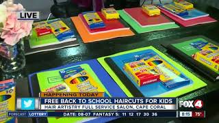 Cape Coral salon offers free back to school hair cuts