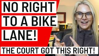 No, you don't have a constitutional right to a bike lane