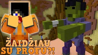 ŽAIDŽIU SU PROFU?! O.o // Build Battle