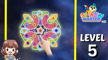 Screw Master Level 5 Walkthrough