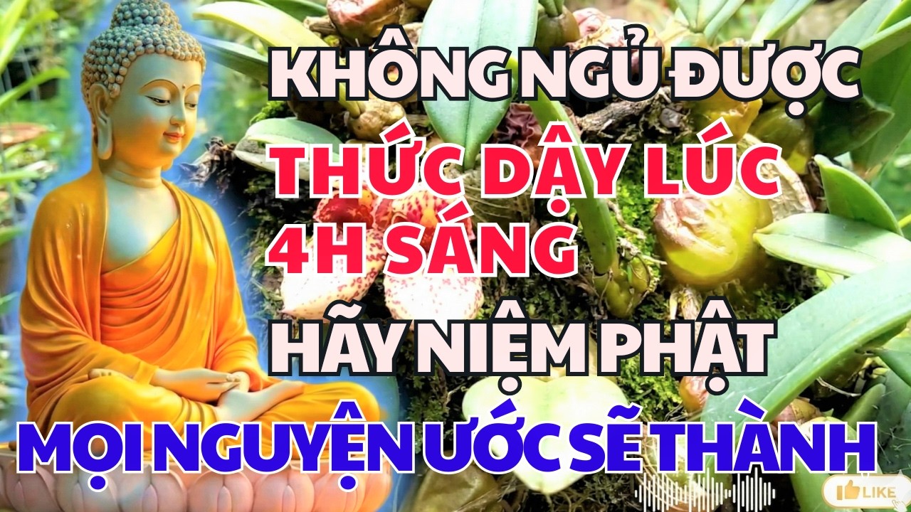 THỨC GIẤC LÚC 4 GIỜ SÁNG HÃY NIỆM PHẬT ĐỂ MỌI ƯỚC NGUYỆN THÀNH HIỆN THỰC