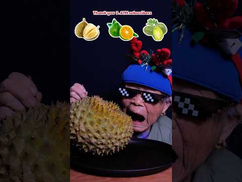 Eating ASMR 🥑 Eating Orange and Durian 🔥🔥🔥