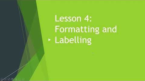 QGIS 3.10 BASICS - Lesson 4 - Formatting and labelling
