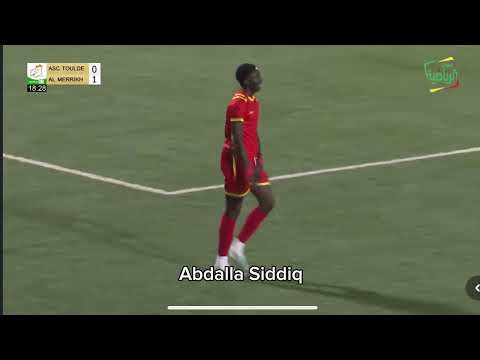 لمسات محمد تية اسد لاعب المريخ ضد تولدي في الدوري الموريتاني