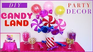 DIY Candyland Party Decorations | DIY Party Decor | DIY Christmas Party