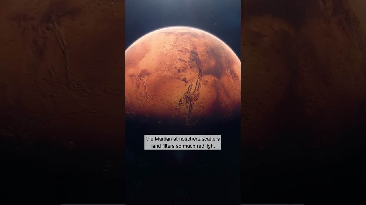 MARS HAS A BLUE SUNSET