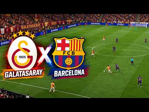 GALATASARAY X BARCELONA | UEFA CHAMPIONS LEAGUE | SIMULACIÓN EFOOTBALL PES 2021