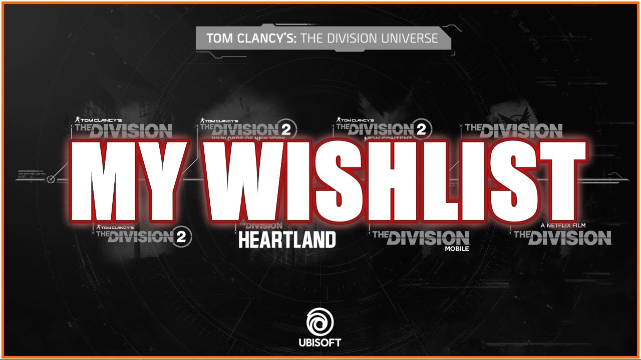 My Wishlist for The Division 2 Content Update!